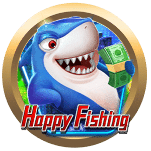 Happy fishing logo